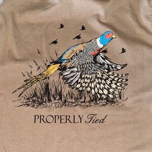 Properly Tied Kids Long Sleeve Tee - Tan